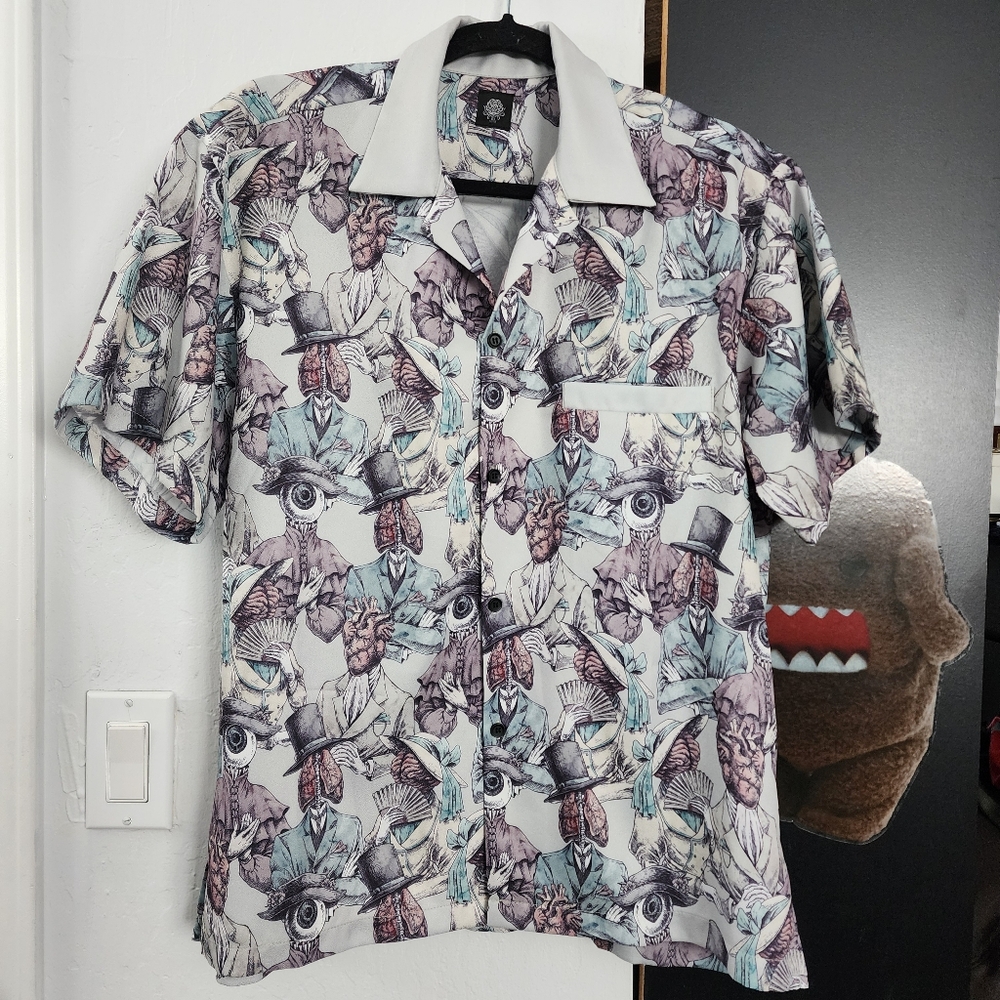Drug Honey button short sleeve shirt